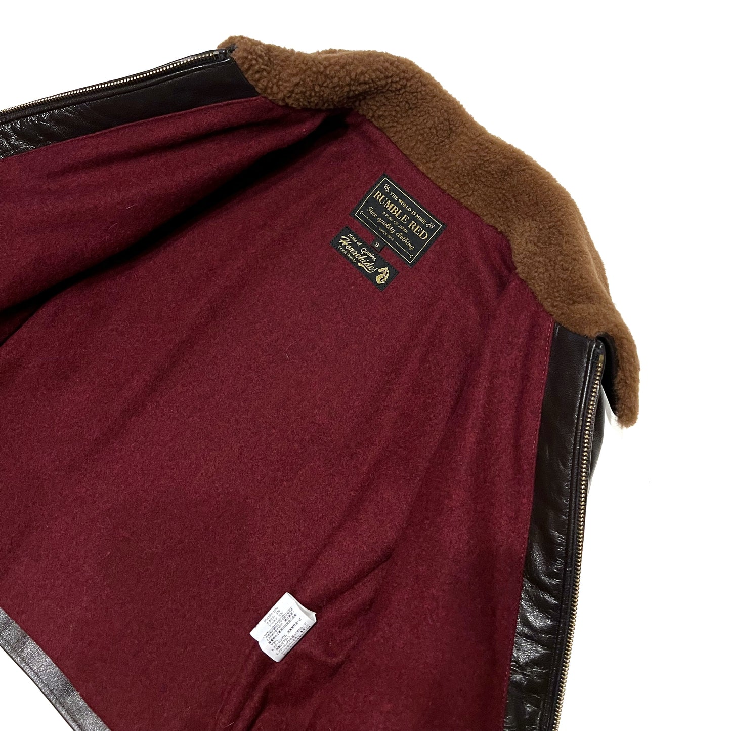 (Consignment) Rumble Red - Grizzly Horsehide Jacket