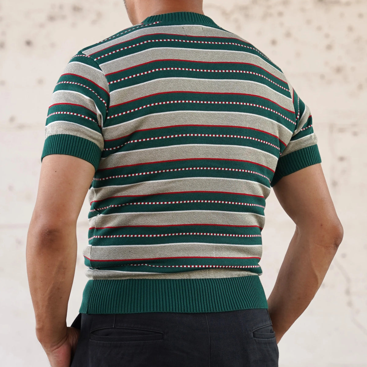 (Pre-Order) The Groovin High - 270203 Multi Border Summer Knit (Deposit HKD100)