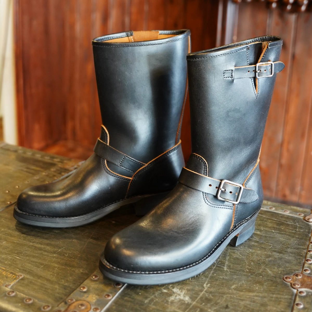 (Pre-Order) The Groovin High - 270508 Horsehide Engineer Boots (Deposit HKD100)