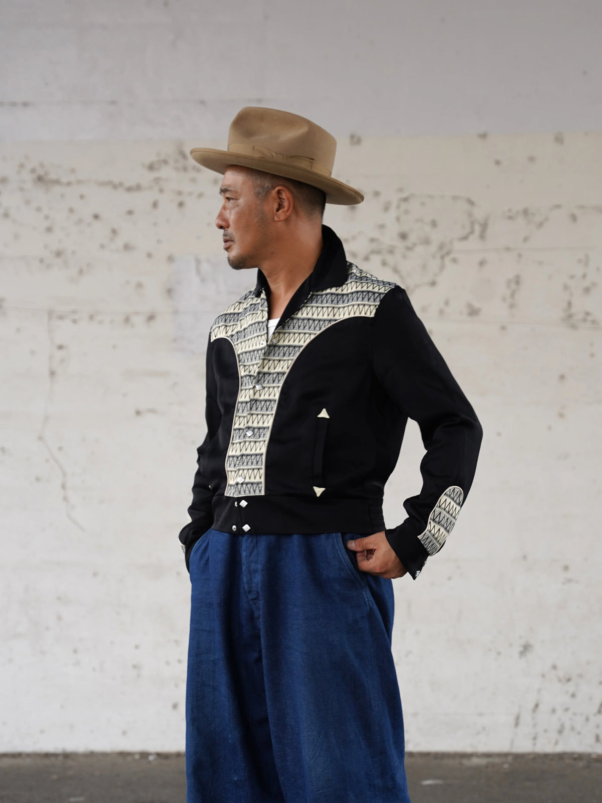 (Pre-order) The Groovin High - 270411 Atomic Pattern Western Jacket (Deposit HKD100)