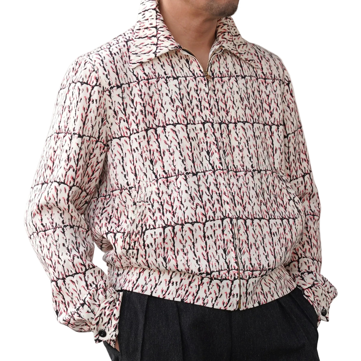 (Pre-order) The Groovin High - 270409 Atomic Pattern Gabardine Jacket (Deposit HKD100)