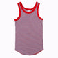 Healthknit - HR24S-L015 Border Tank Top (Red)