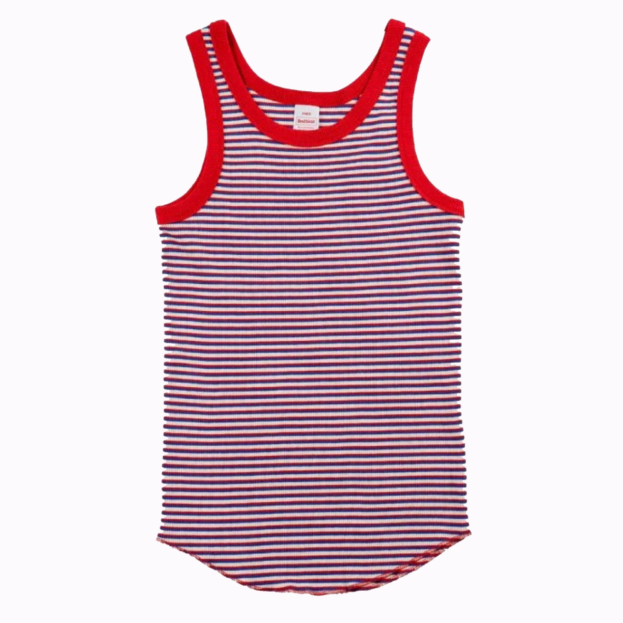 Healthknit - HR24S-L015 Border Tank Top (Red)