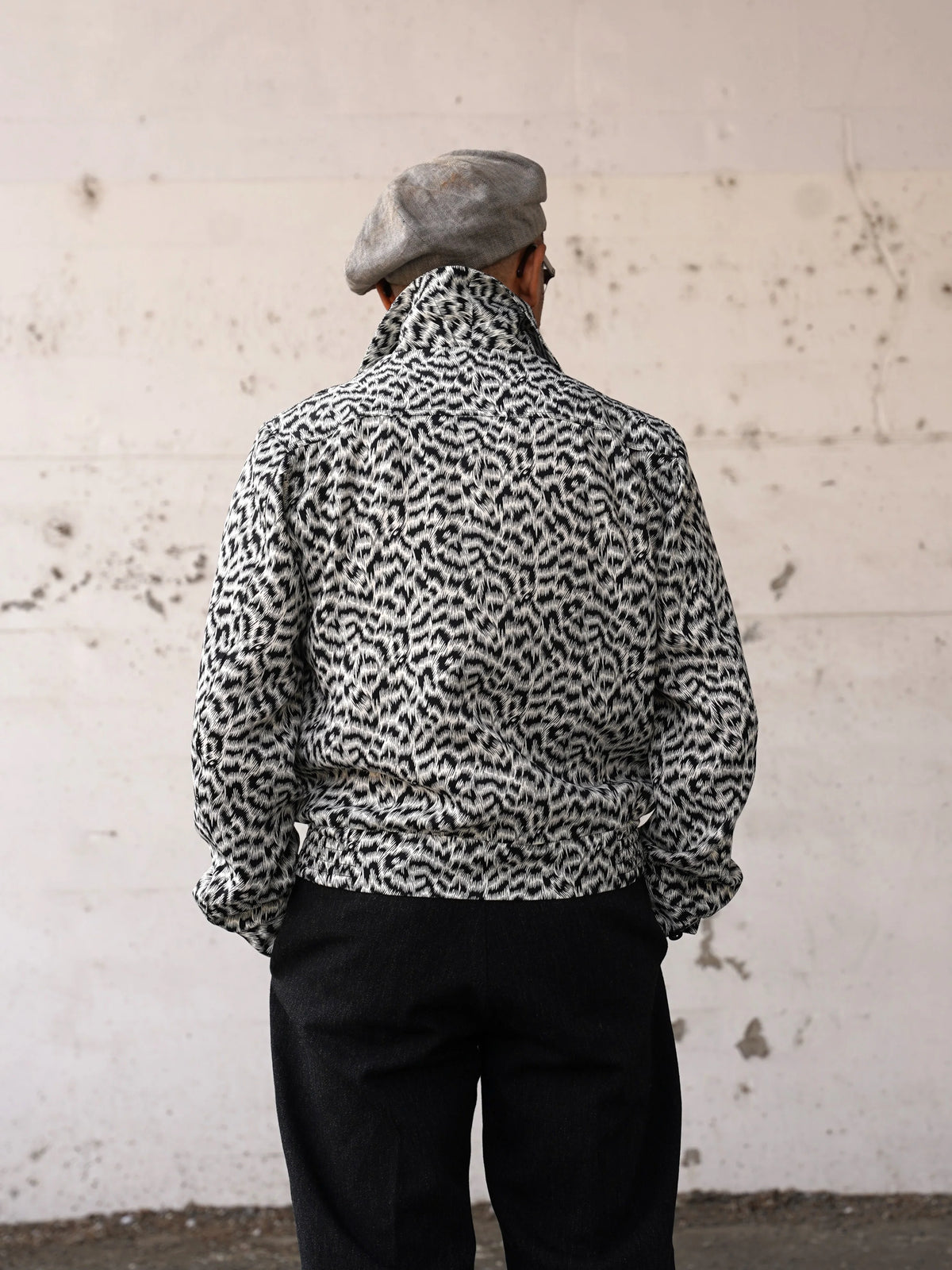 (Pre-order) The Groovin High - 270408 Leopard Pattern Gabardine Jacket (Deposit HKD100)