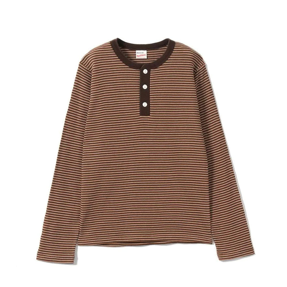 Healthknit - Lady Multi Border Waffle (Brown)