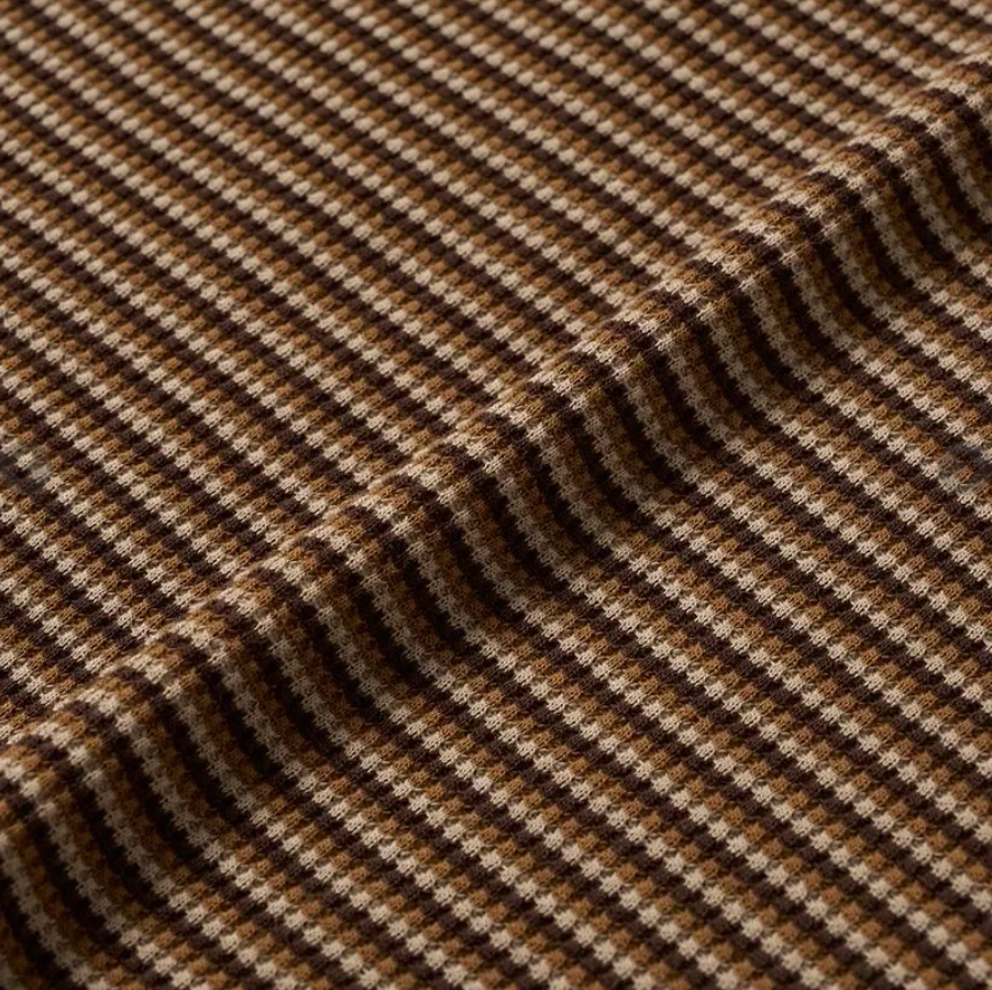 Healthknit - Lady Multi Border Waffle (Brown)