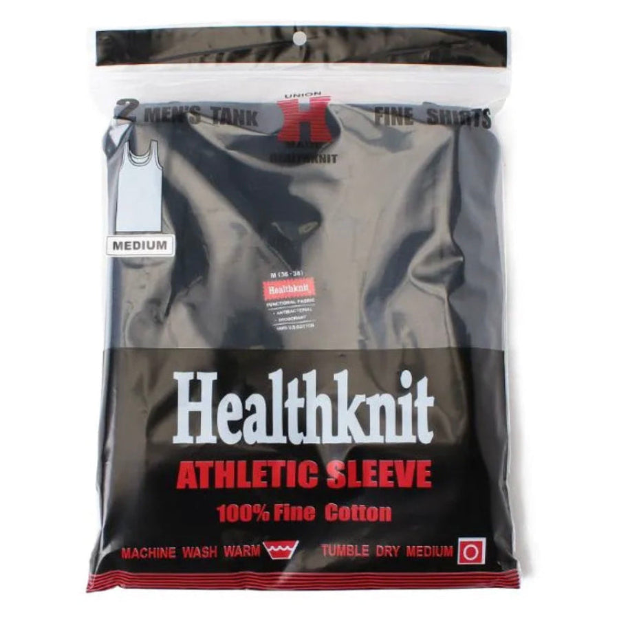 Healthknit - 2P Tank Top 2-53001 (Black)