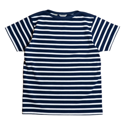 Sharments - Breton Shirt Gerald S/S (NAVY × WHITE)