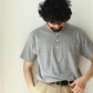 Healthknit - 212 TOMPKINS Jersey Henley T-Shirt (Vintage Black)