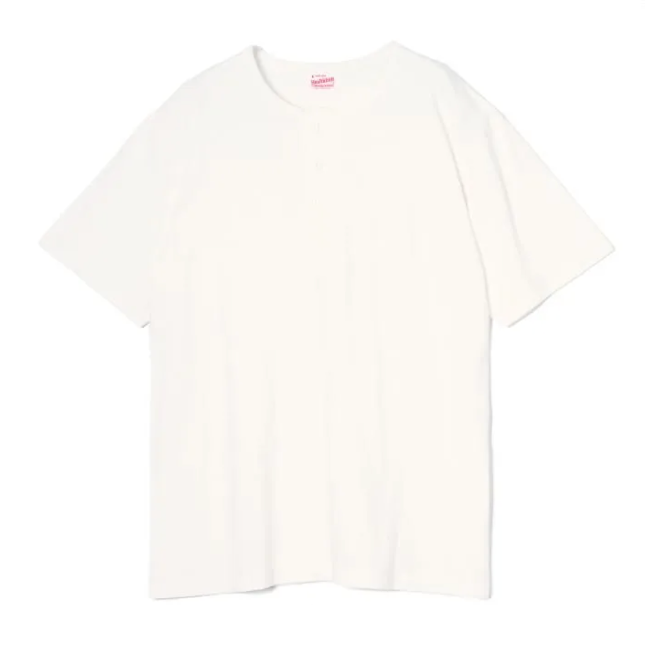 Healthknit - 212 TOMPKINS Jersey Henley T-Shirt (White)