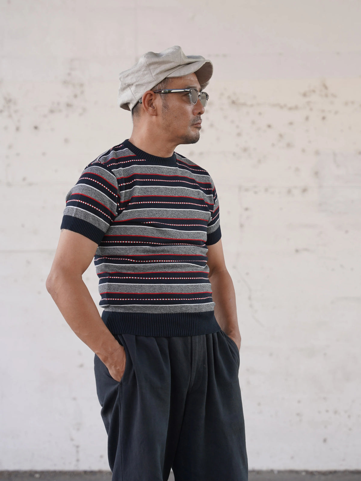 (Pre-Order) The Groovin High - 270203 Multi Border Summer Knit (Deposit HKD100)