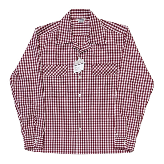 THE BALD CO. - Open Collar Shirt (Red)