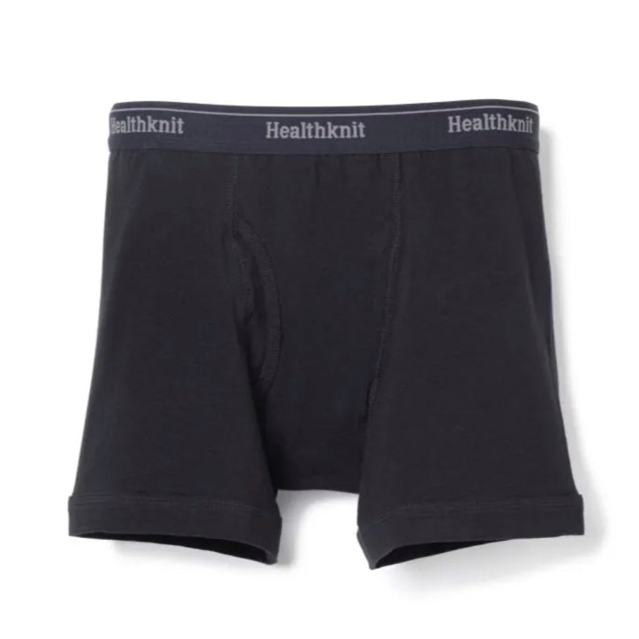 Healthknit - 510 Basic Boxer Brief (Black)