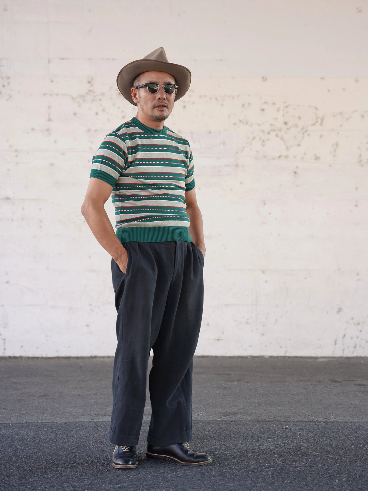 (Pre-Order) The Groovin High - 270203 Multi Border Summer Knit (Deposit HKD100)