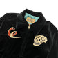 The Groovin High - Lot. 250421 1950s Style Velvet Drizzler Jacket (Skull)