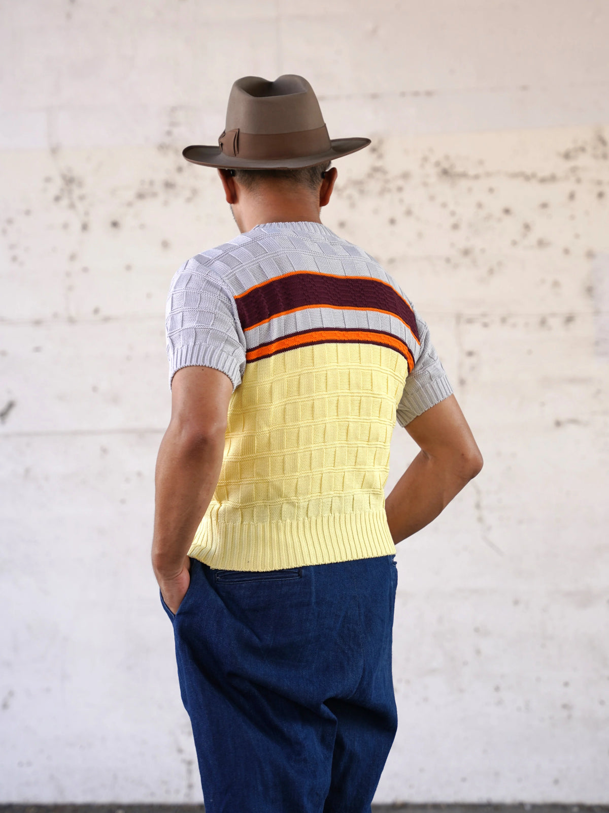 (Pre-Order) The Groovin High - 270205 Panel Border Summer Knit (Deposit HKD100)