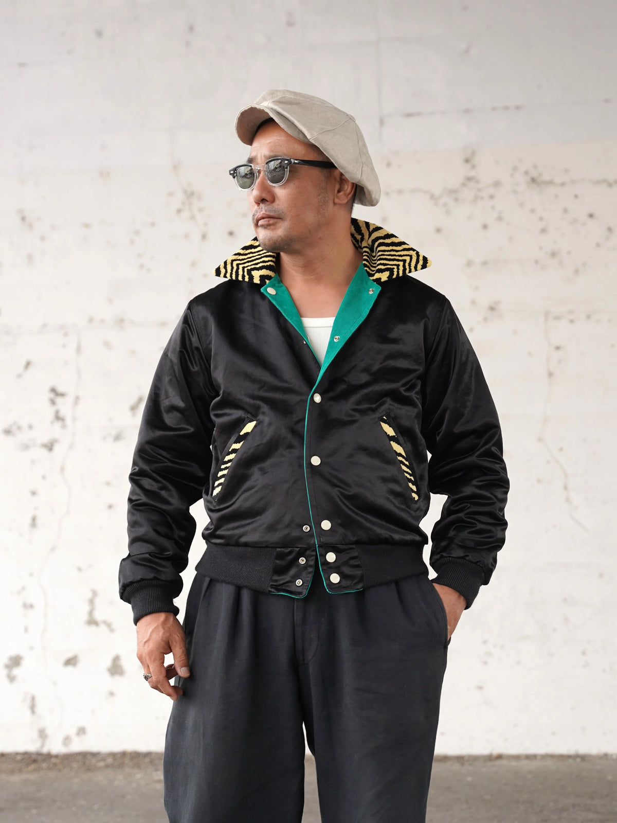 (Pre-order) The Groovin High - 270401 Tiger Corduroy Reversible Jacket (Deposit HKD100)
