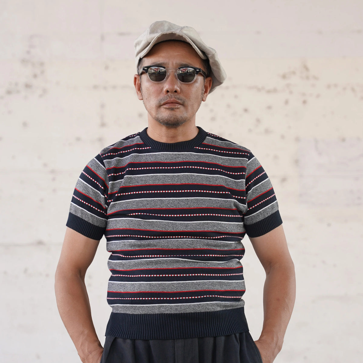 (Pre-Order) The Groovin High - 270203 Multi Border Summer Knit (Deposit HKD100)