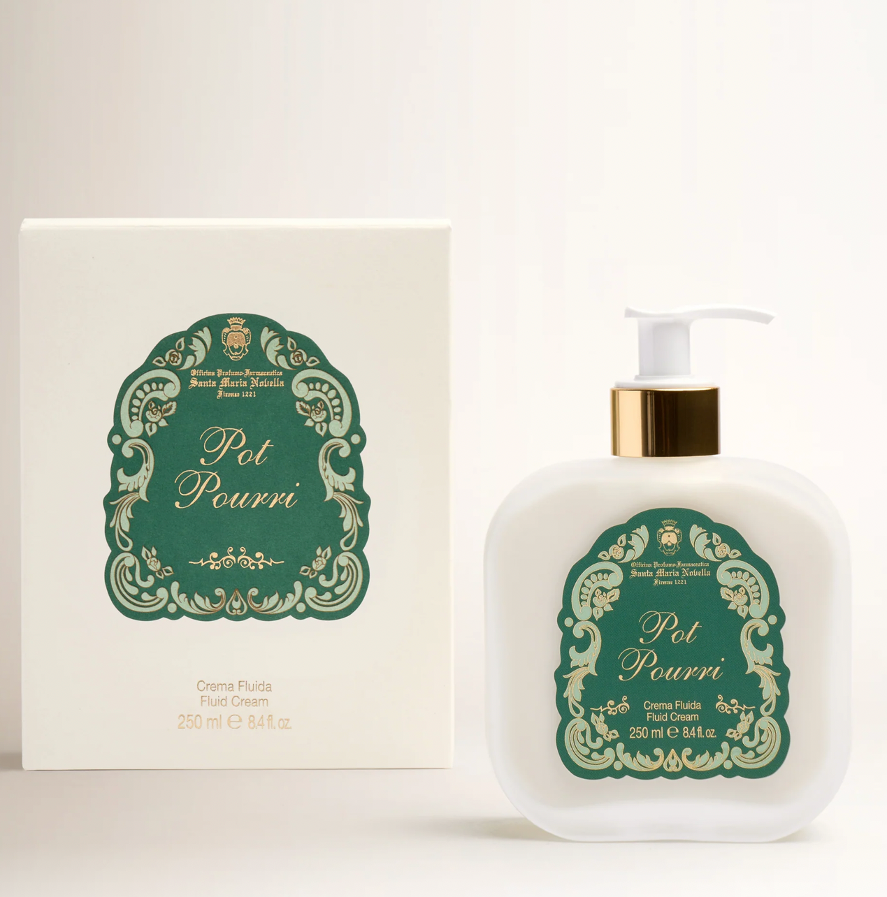 Santa Maria Novella - GLASS FLUID BODY CREAM (Pot Pourri) 250ml