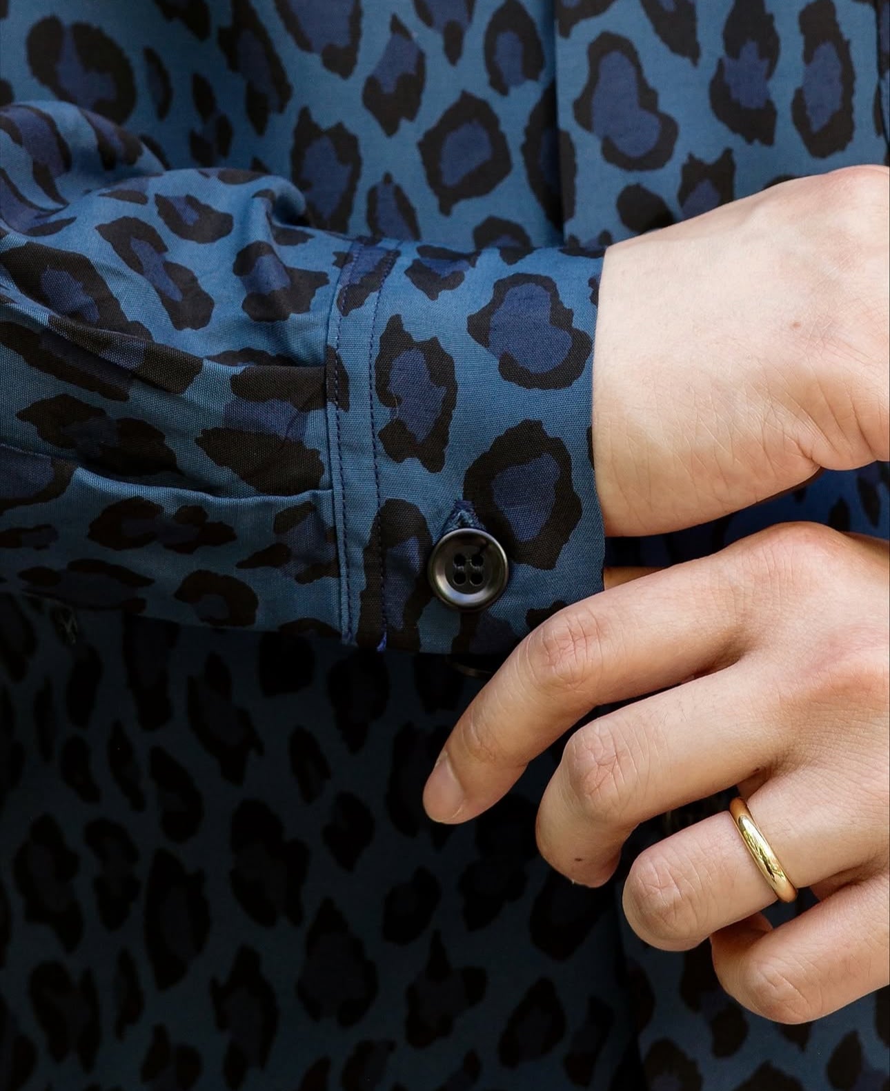 WearMasters - Lot.903 Leopard Shirt (Navy)