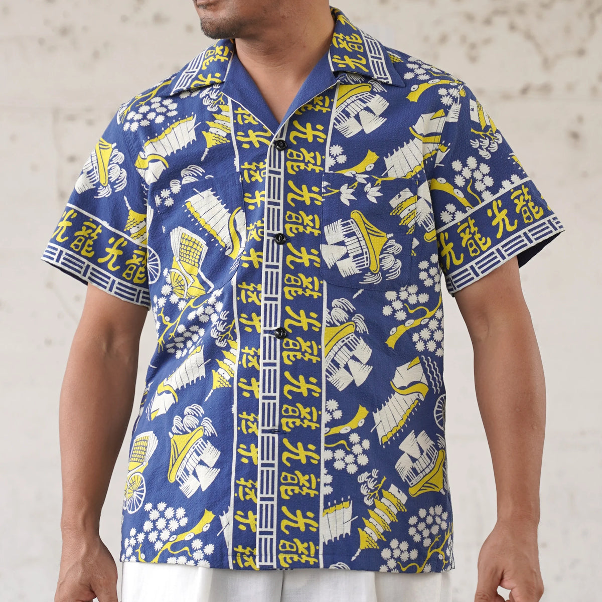 (Pre-Order) The Groovin High - 270114 Seersucker Koryu Rayon Shirt (Deposit HKD100)