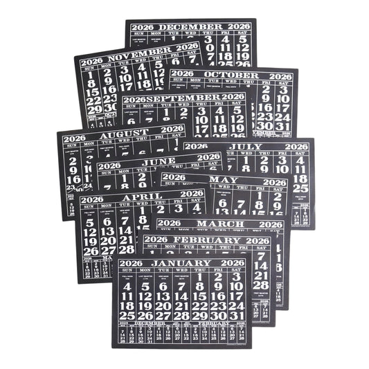 Laborday & Co. - Original 2026 Paper Calendar