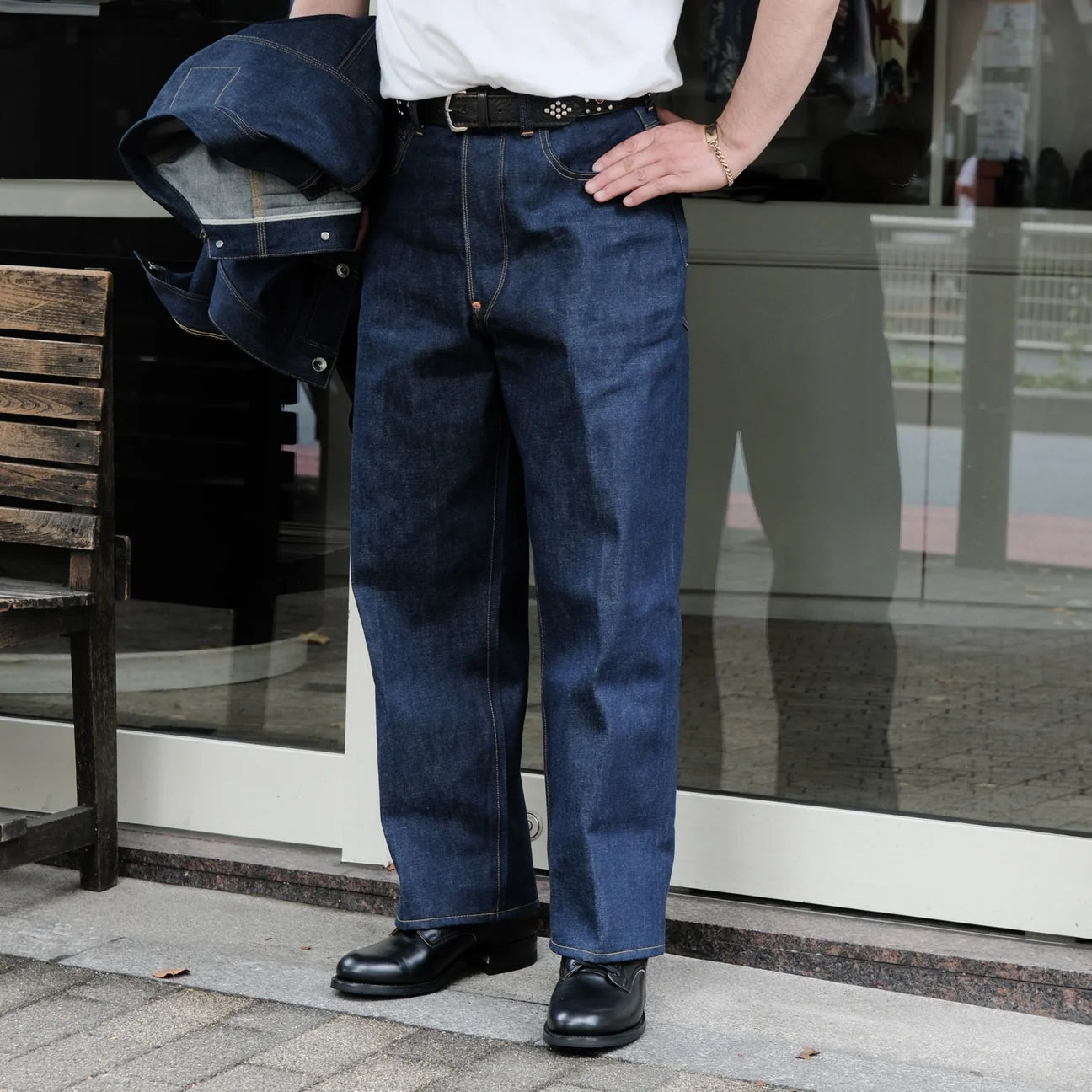 (Pre-Order) Lot.263 Buckle-back Five Pocket Denim Pants (Deposit HKD100)