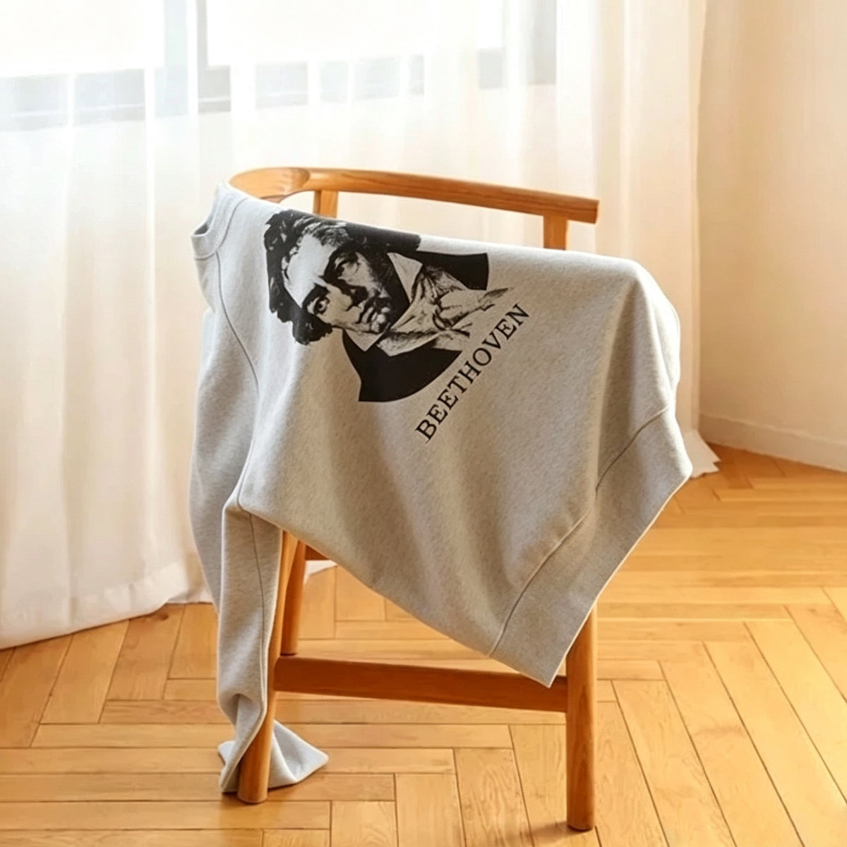 Healthknit - BEETHOVEN Crew Neck Sweatshirt (Gray)