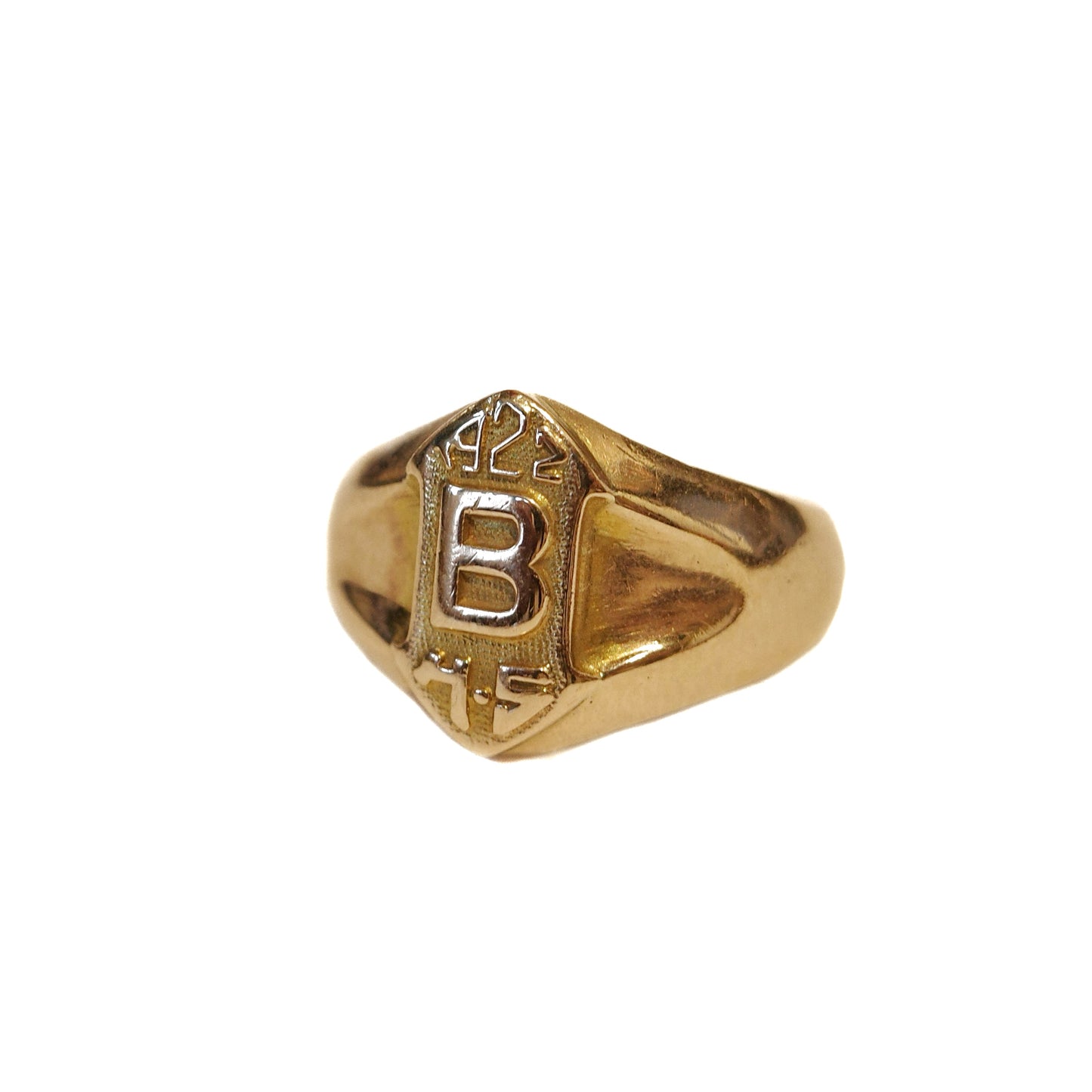 1922s - 10K Yellow Gold Class Ring (9JP)