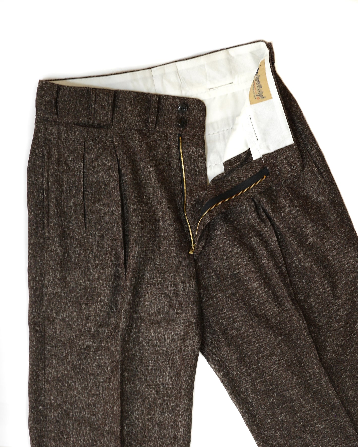 The Groovin High - Lot.240301 1930s Style Trousers "Brown”