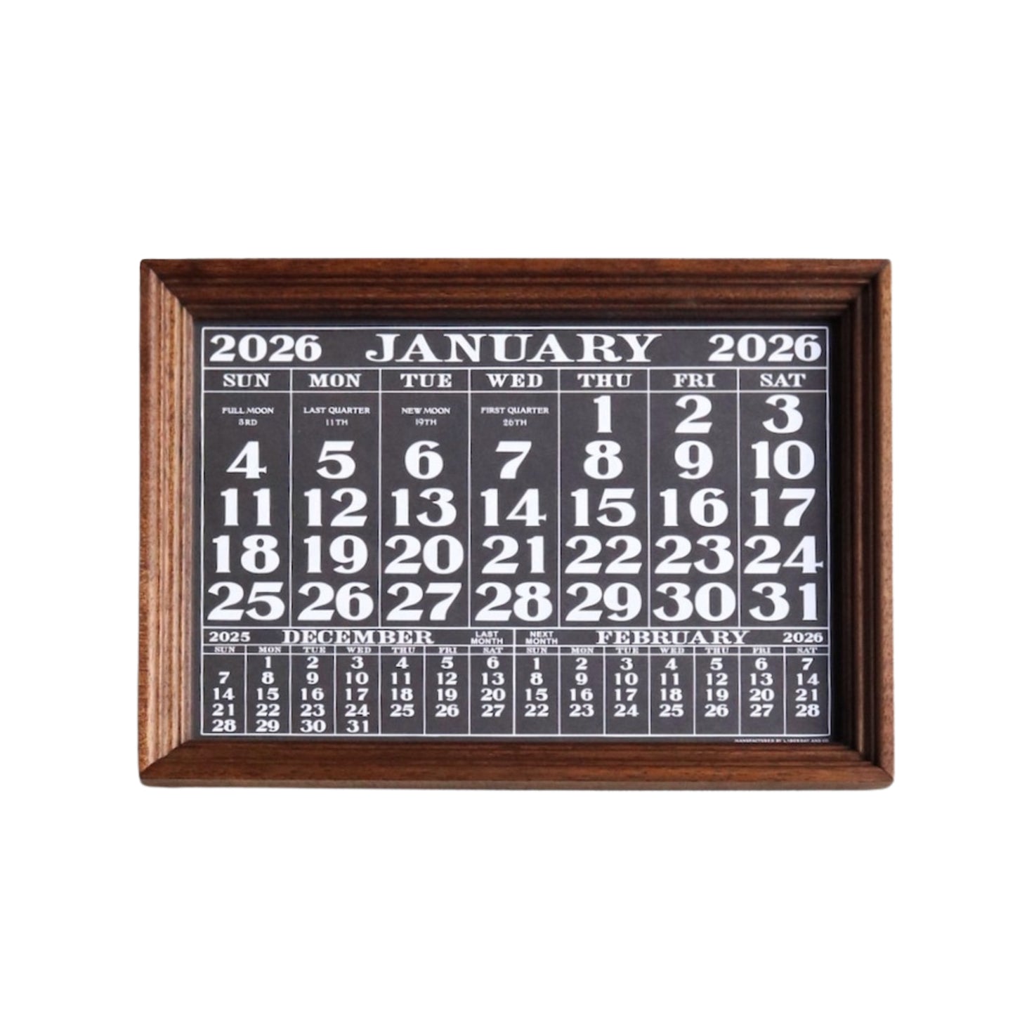 Laborday & Co. - 2026 Original Wood Frame (Style B)