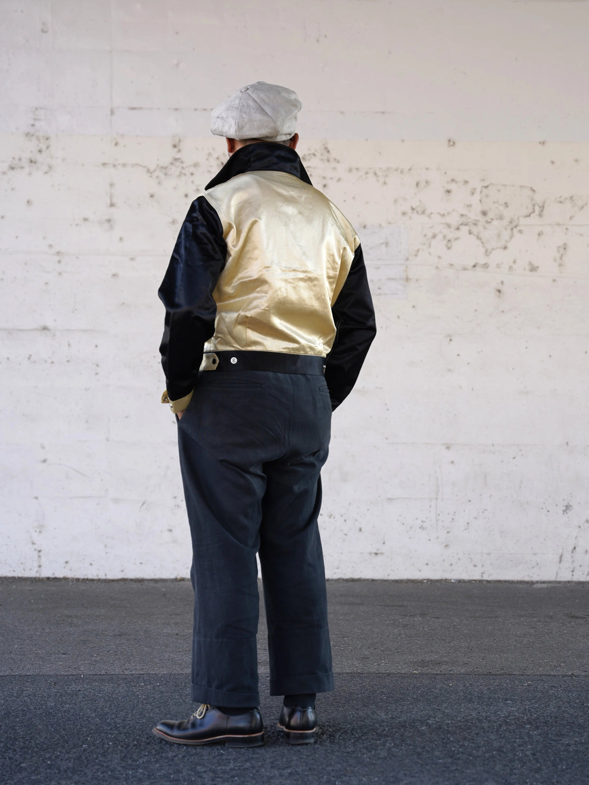(Pre-Order) The Groovin High - 270412 Two-Tone Satin Sports Jacket (Deposit HKD100)