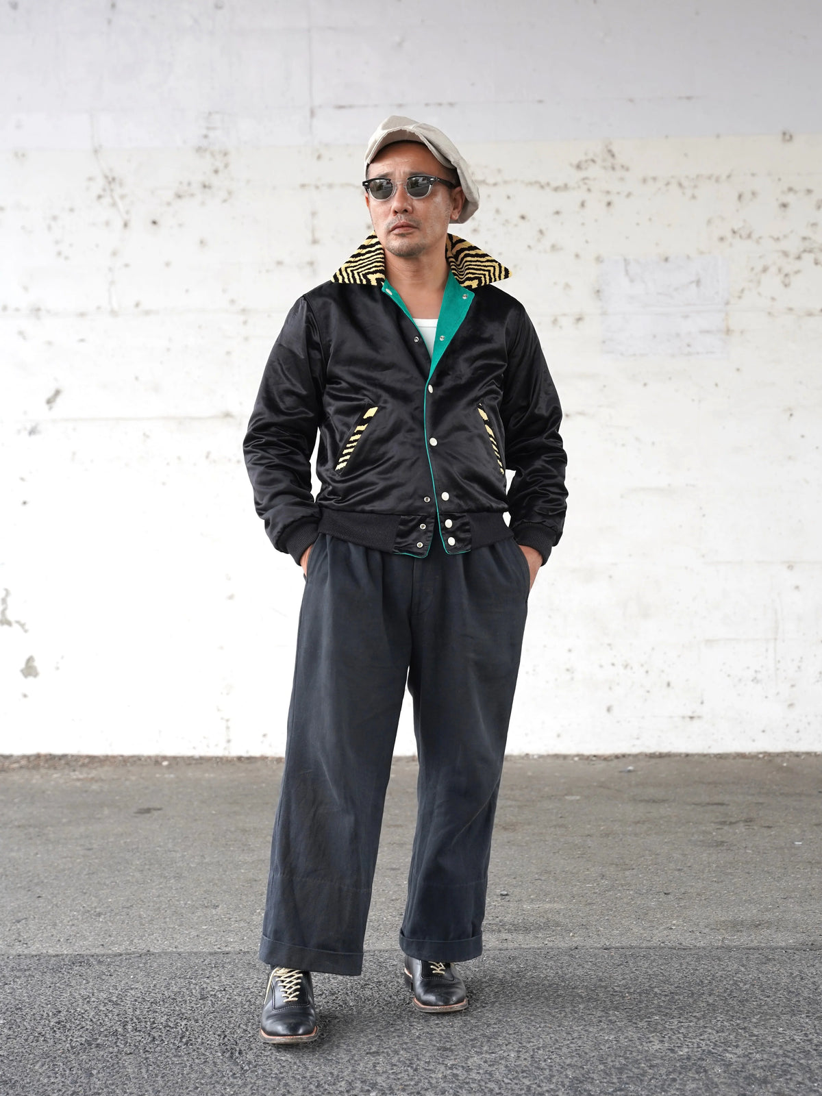 (Pre-order) The Groovin High - 270401 Tiger Corduroy Reversible Jacket (Deposit HKD100)