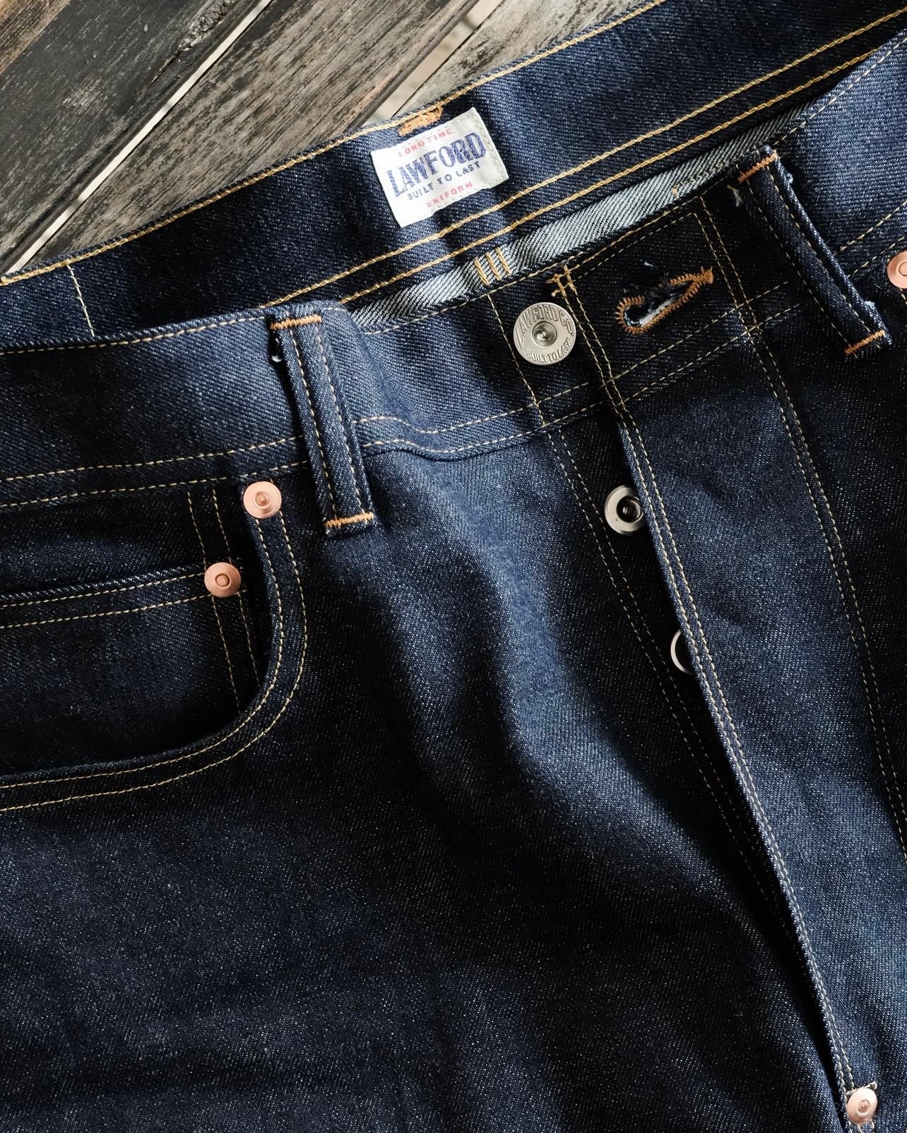 (Pre-Order) Lot.263 Buckle-back Five Pocket Denim Pants (Deposit HKD100)
