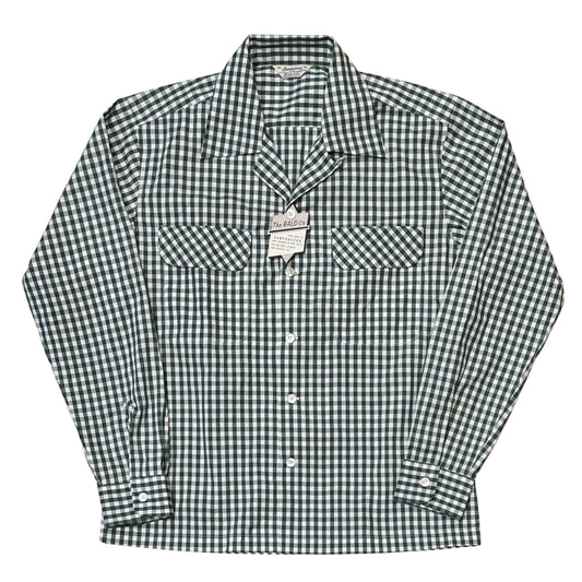 THE BALD CO. - Open Collar Shirt (Green)