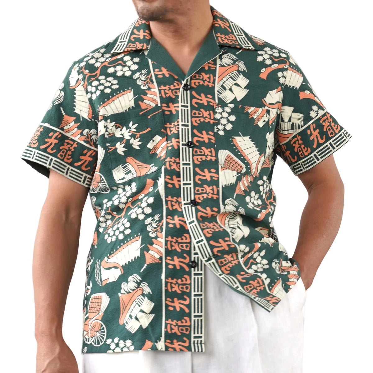 (Pre-Order) The Groovin High - 270114 Seersucker Koryu Rayon Shirt (Deposit HKD100)