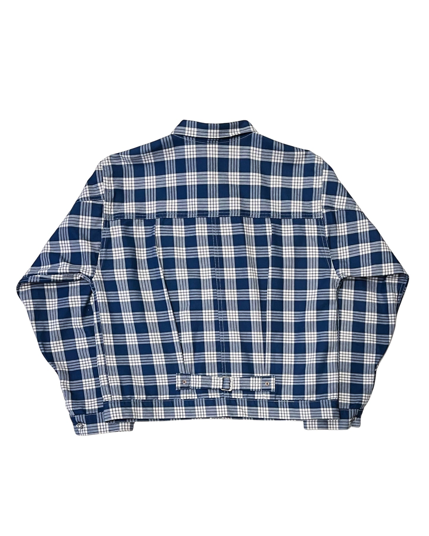 (Pre-Order/Round 2) BlackSun x THE BALD Co. x ROOM402 - Indigo Palaka Jacket (Deposit HKD300)