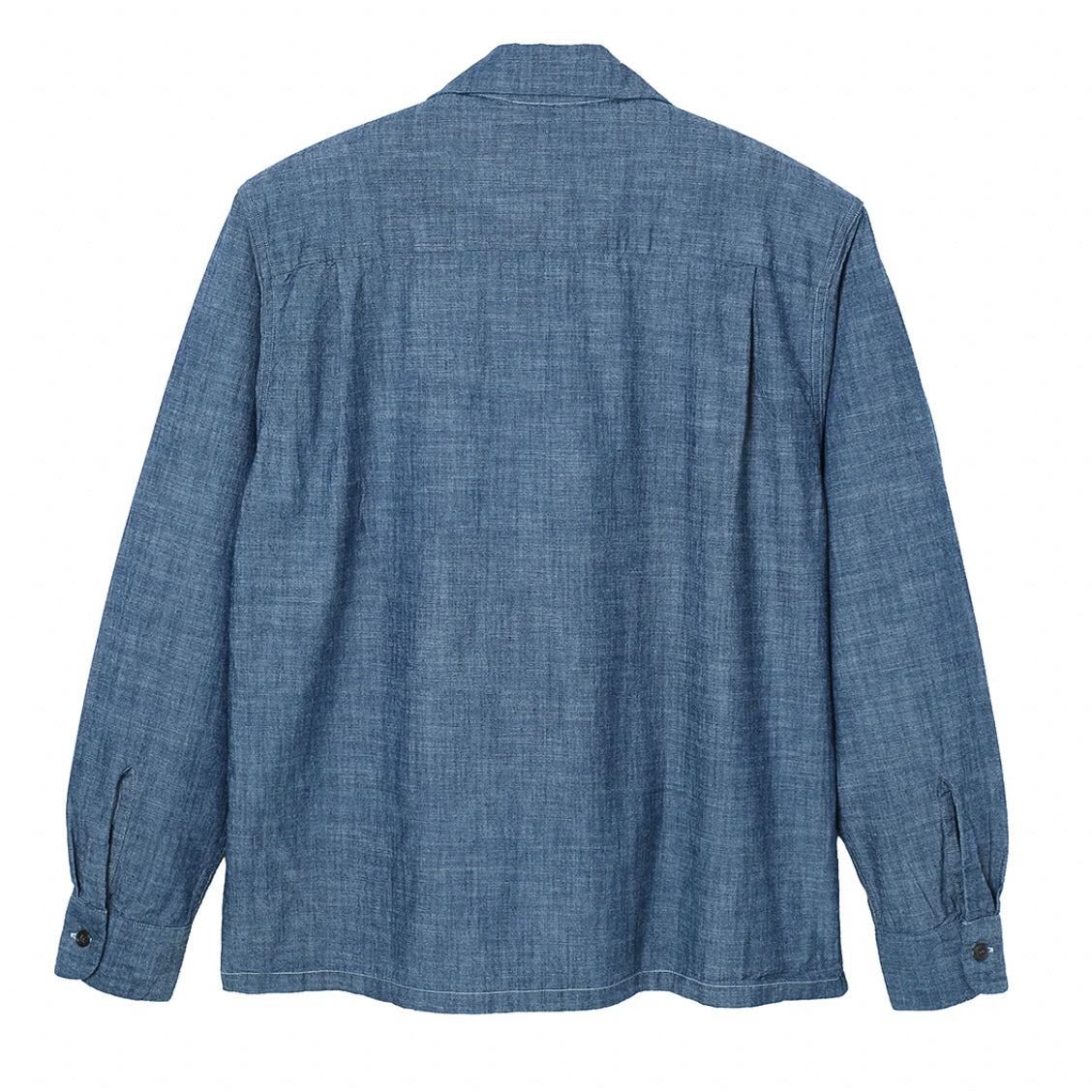 LAWFORD - Open Shirt "Stuart" Blue Chambray