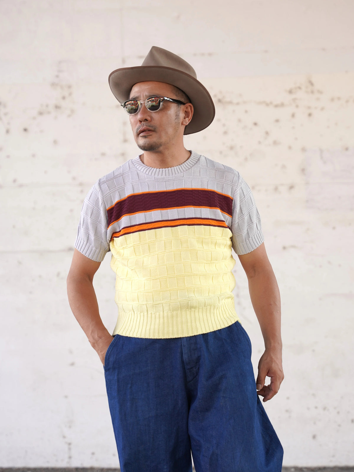 (Pre-Order) The Groovin High - 270205 Panel Border Summer Knit (Deposit HKD100)