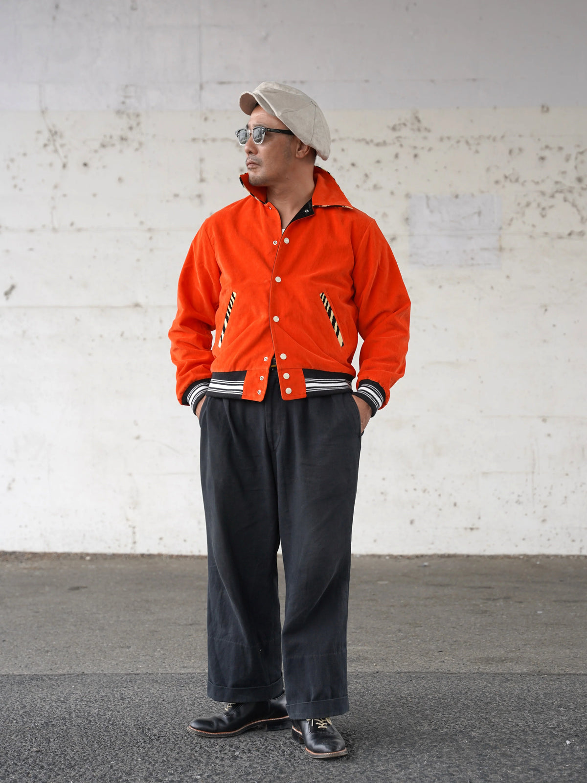 (Pre-order) The Groovin High - 270401 Tiger Corduroy Reversible Jacket (Deposit HKD100)