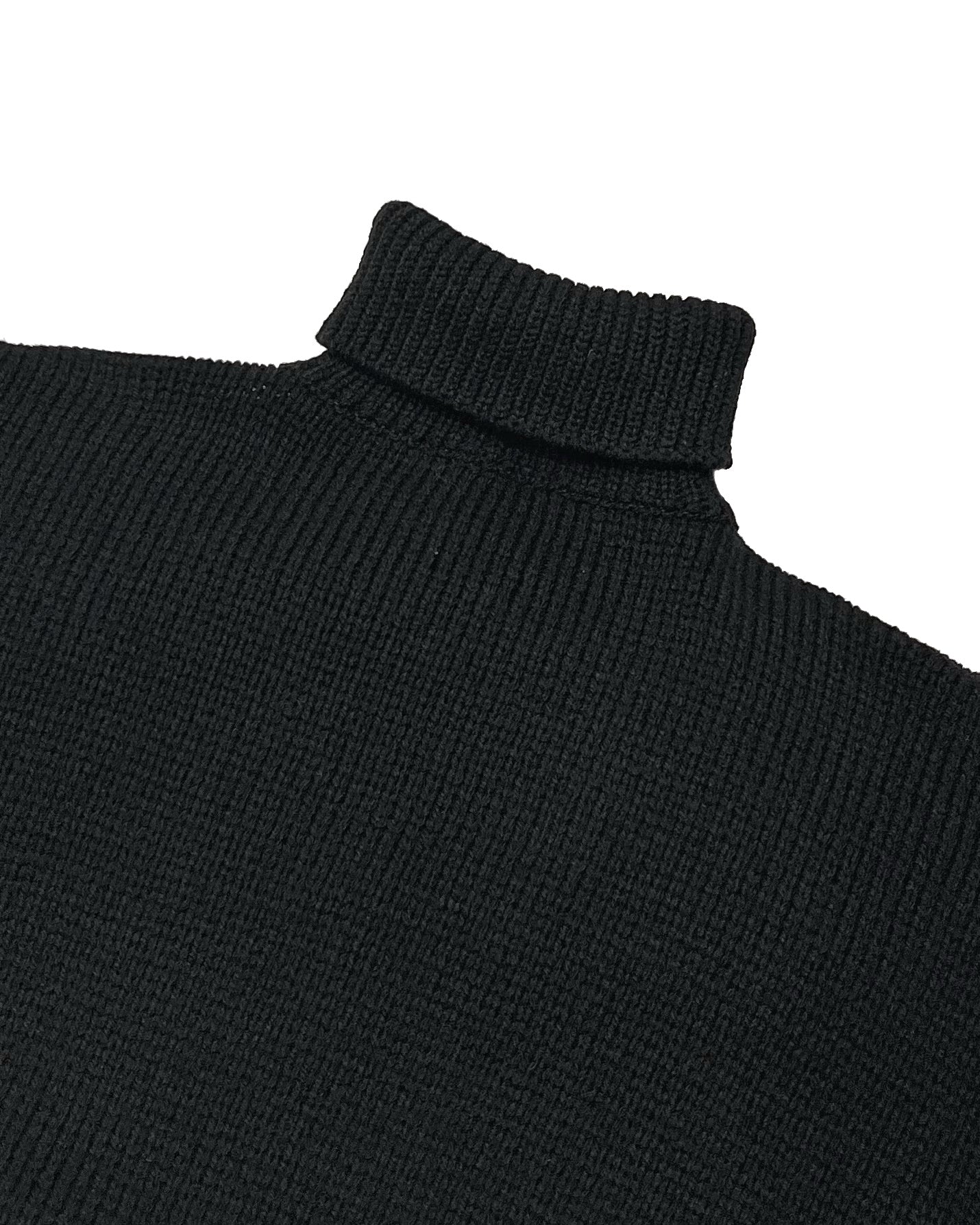 The Groovin High - Lot.240205 1940s Style Turtle-neck Knit "Black"