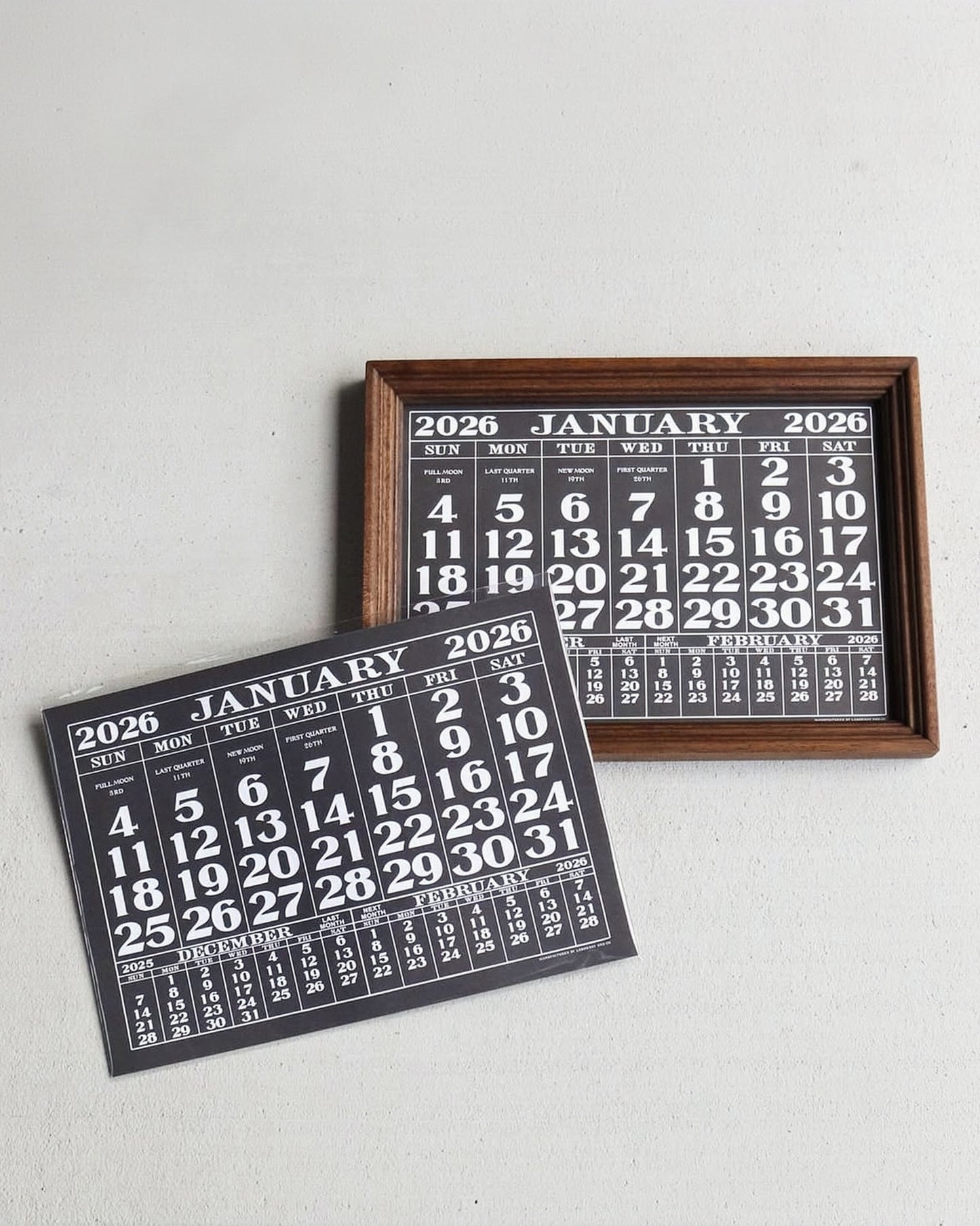 Laborday & Co. - Original 2026 Paper Calendar