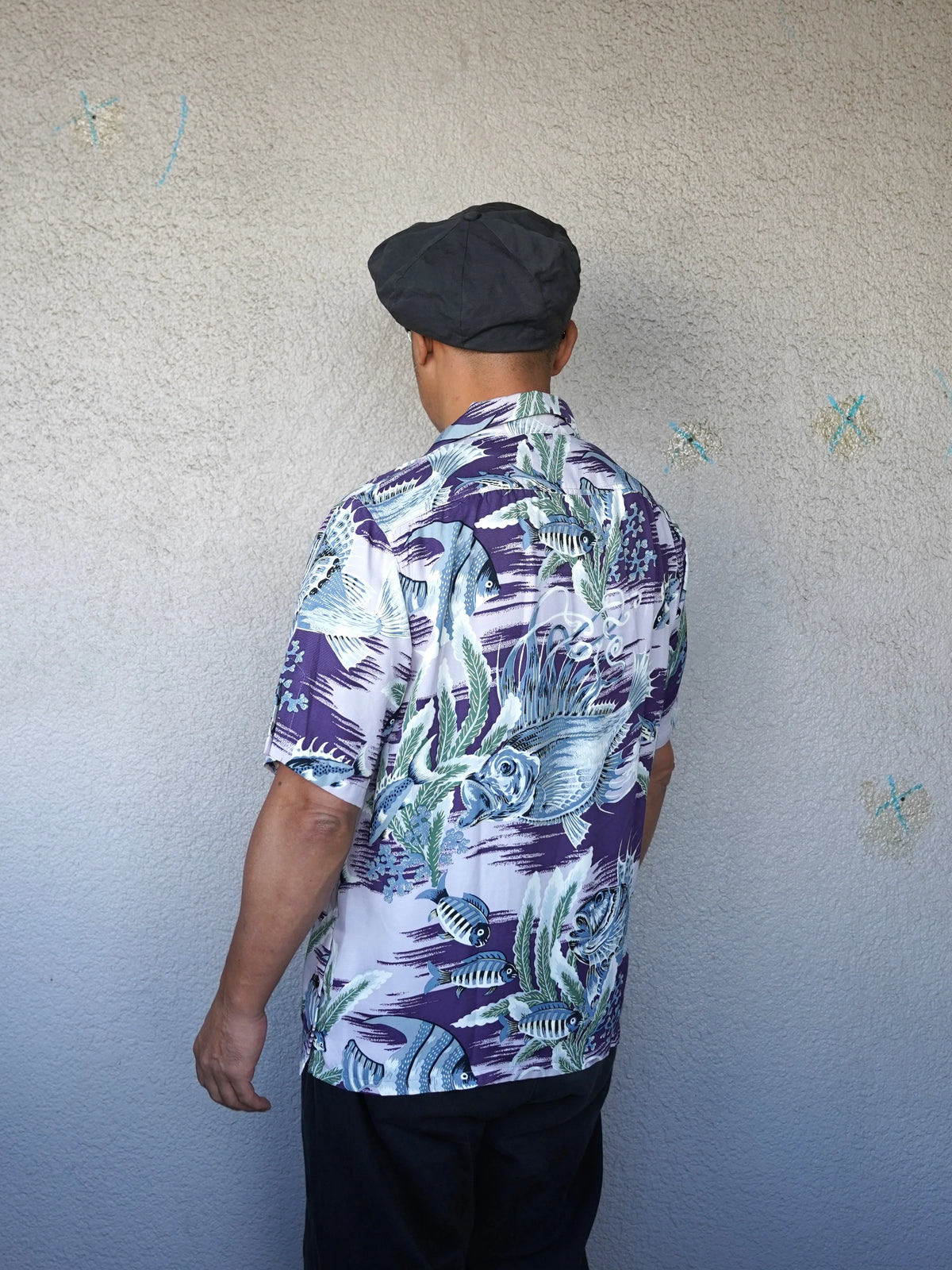 (Pre-Order) The Groovin High - 270117 Underwater Print Rayon Shirt (Deposit HKD100)