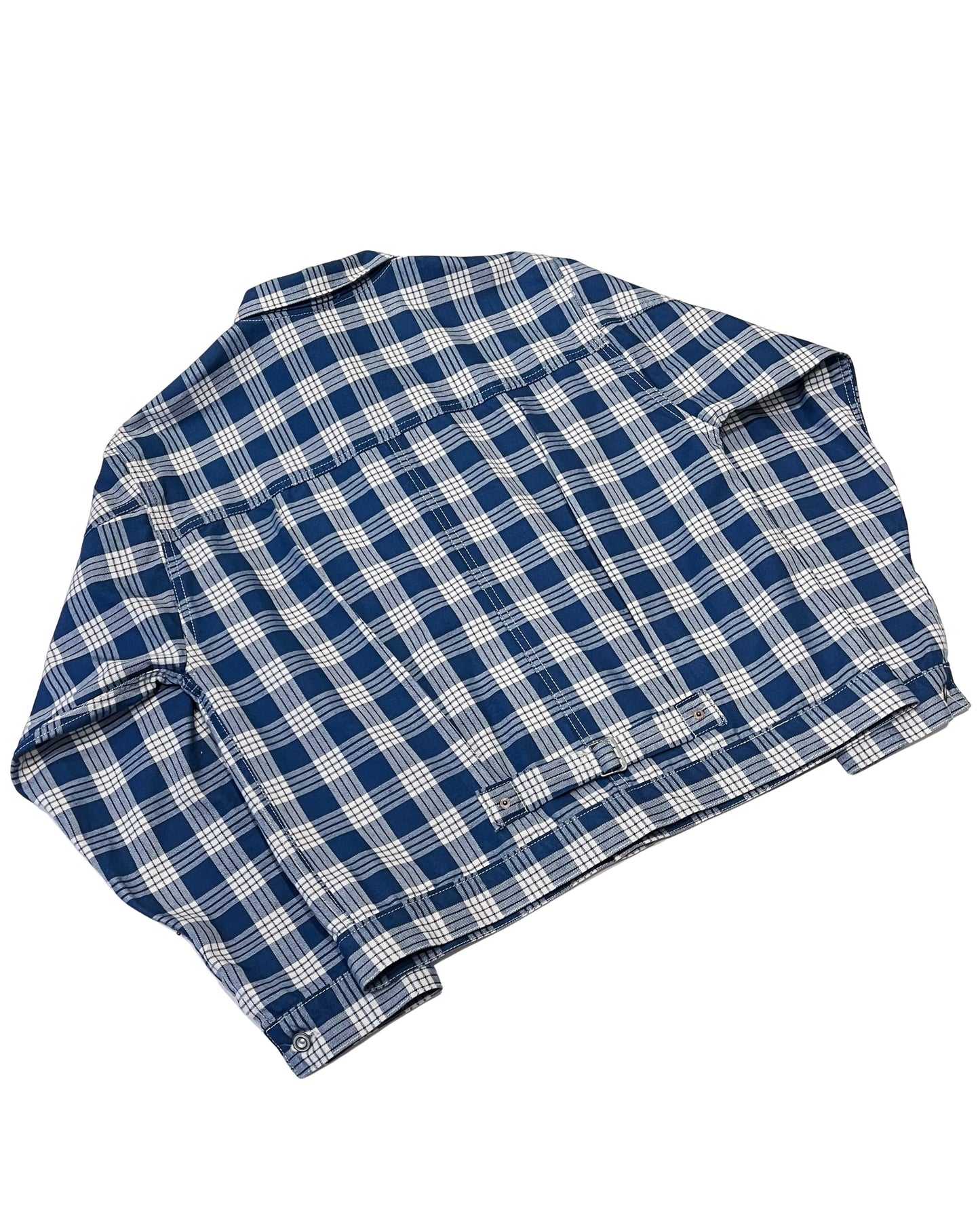 (Pre-Order/Round 2) BlackSun x THE BALD Co. x ROOM402 - Indigo Palaka Jacket (Deposit HKD300)