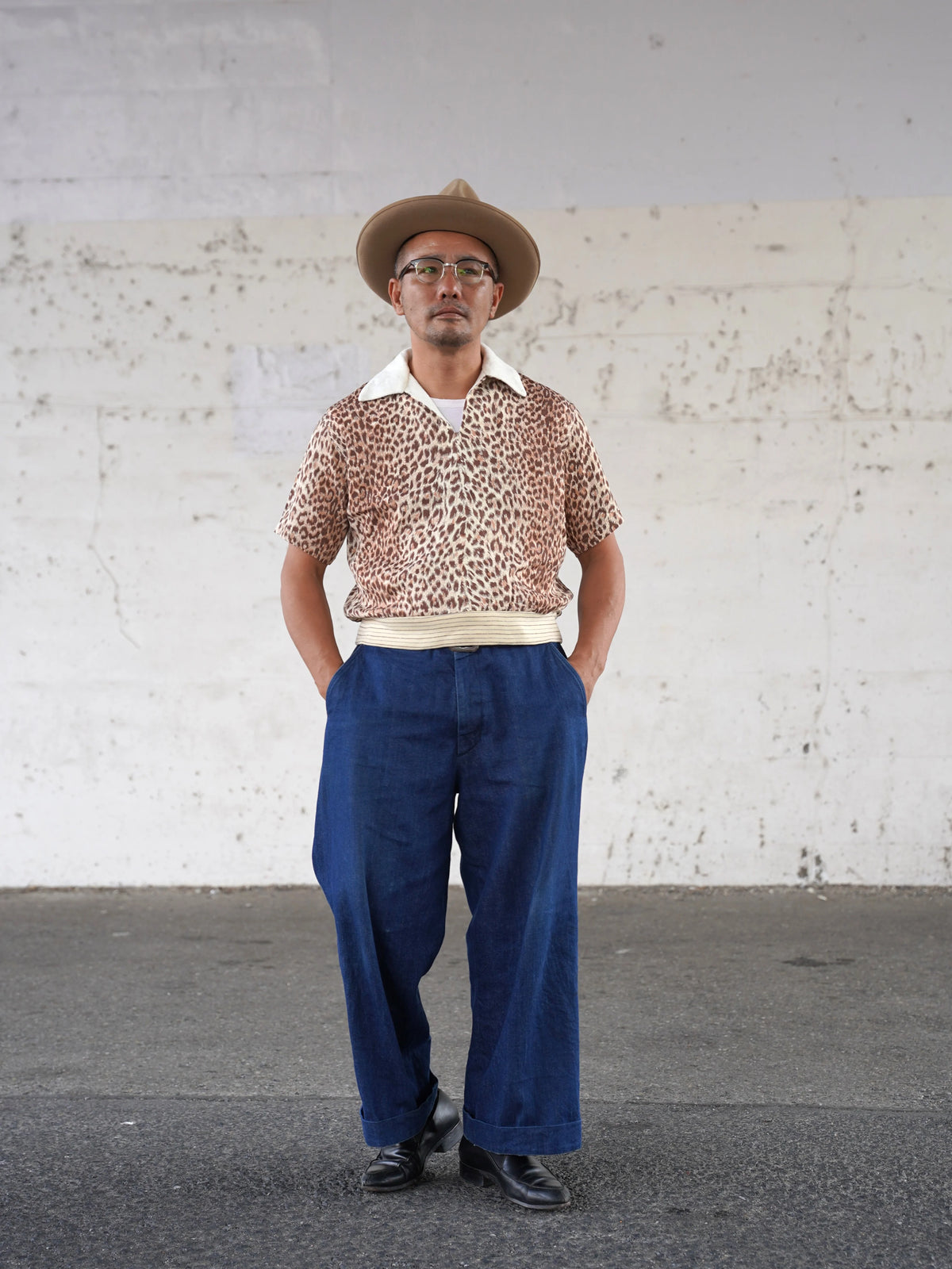 (Pre-Order) The Groovin High - 270115 Leopard Pullover Shirt (Deposit HKD100)
