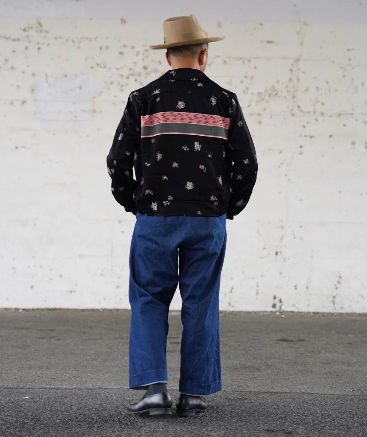 (Pre-order) The Groovin High - 270406 Desert Border Pattern Gabardine Jacket (Deposit HKD100)