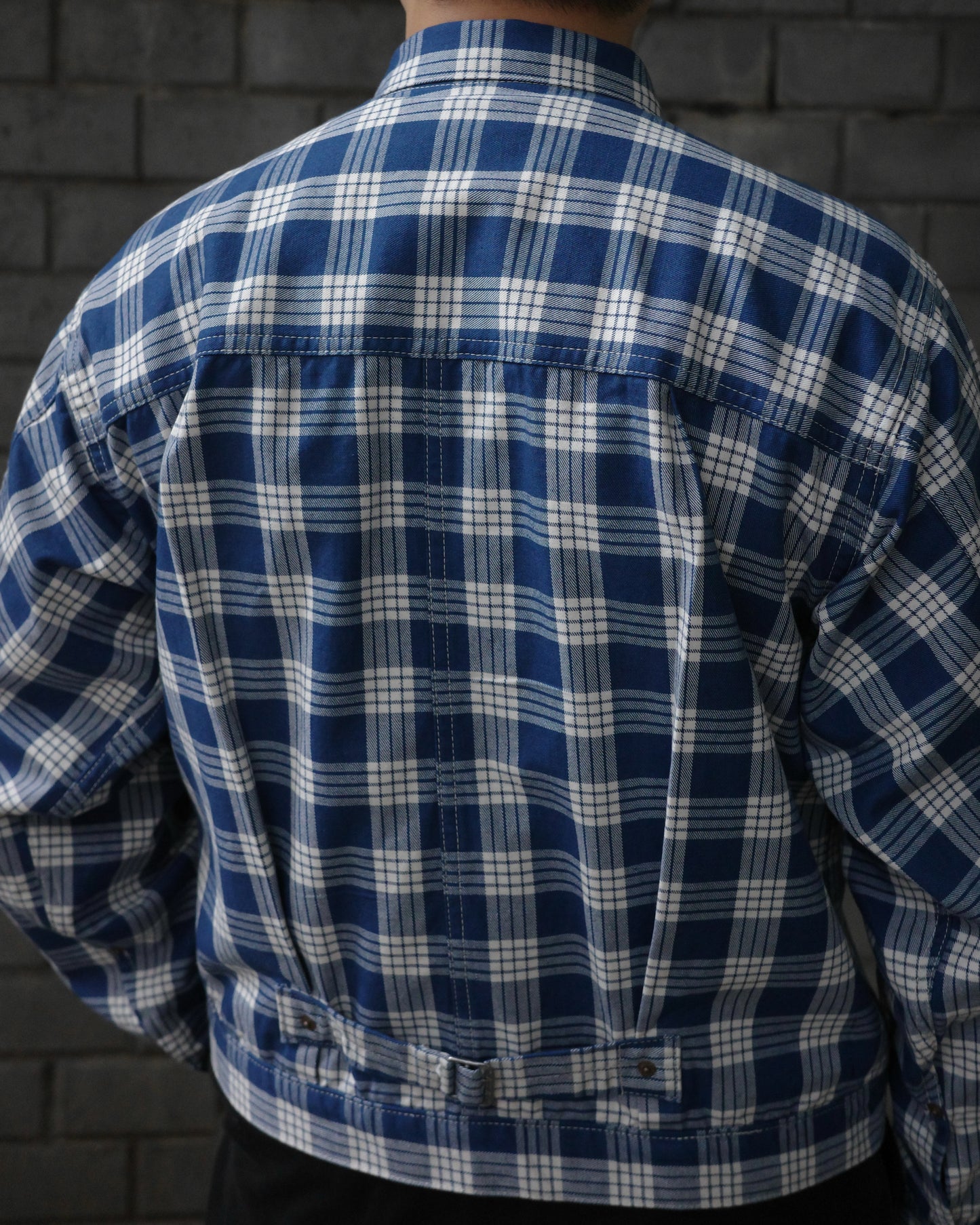 (Pre-Order/Round 2) BlackSun x THE BALD Co. x ROOM402 - Indigo Palaka Jacket (Deposit HKD300)