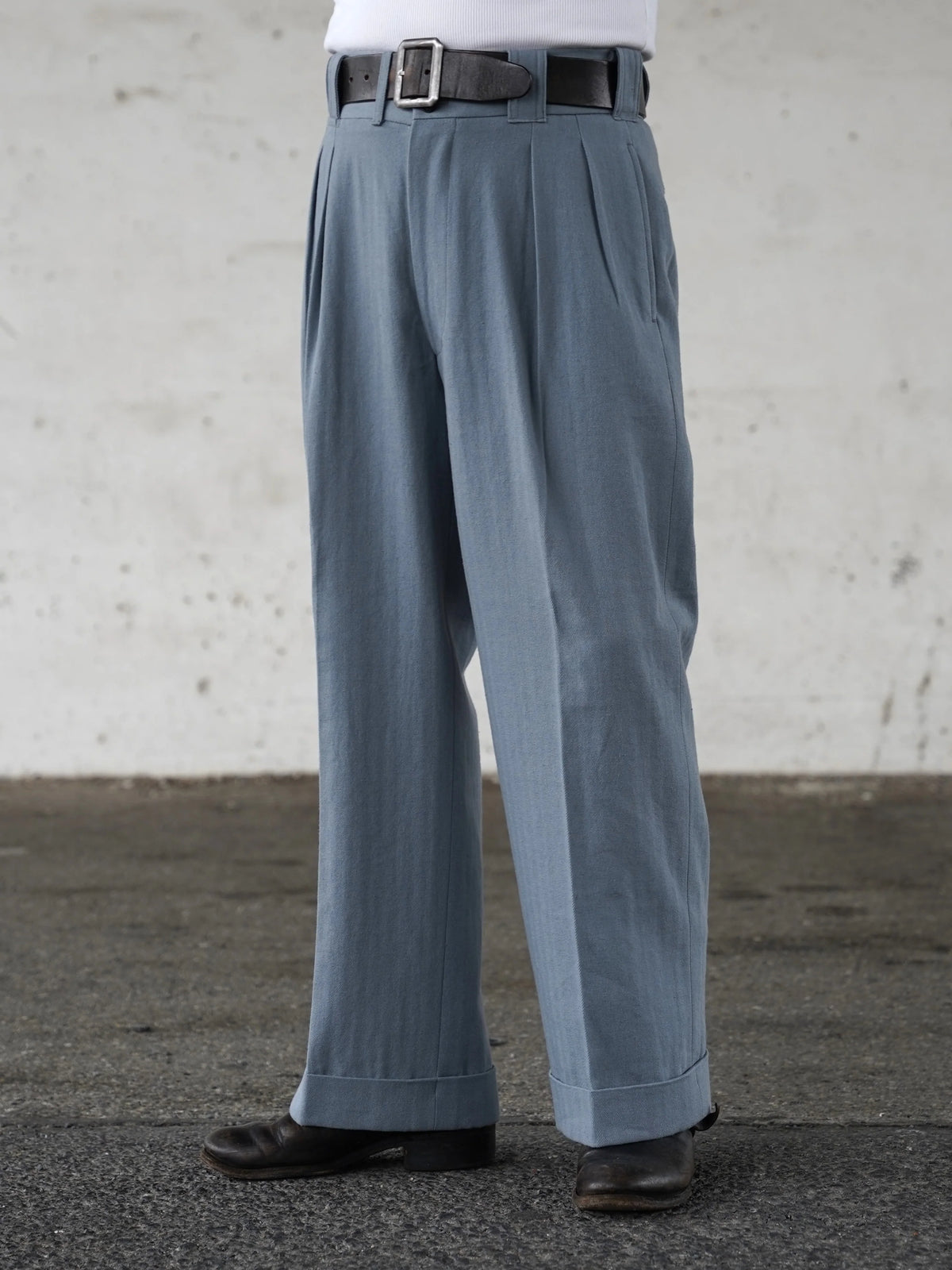 (Pre-Order) The Groovin High - 270302 HBT Two-Pleat Trousers (Deposit HKD100)