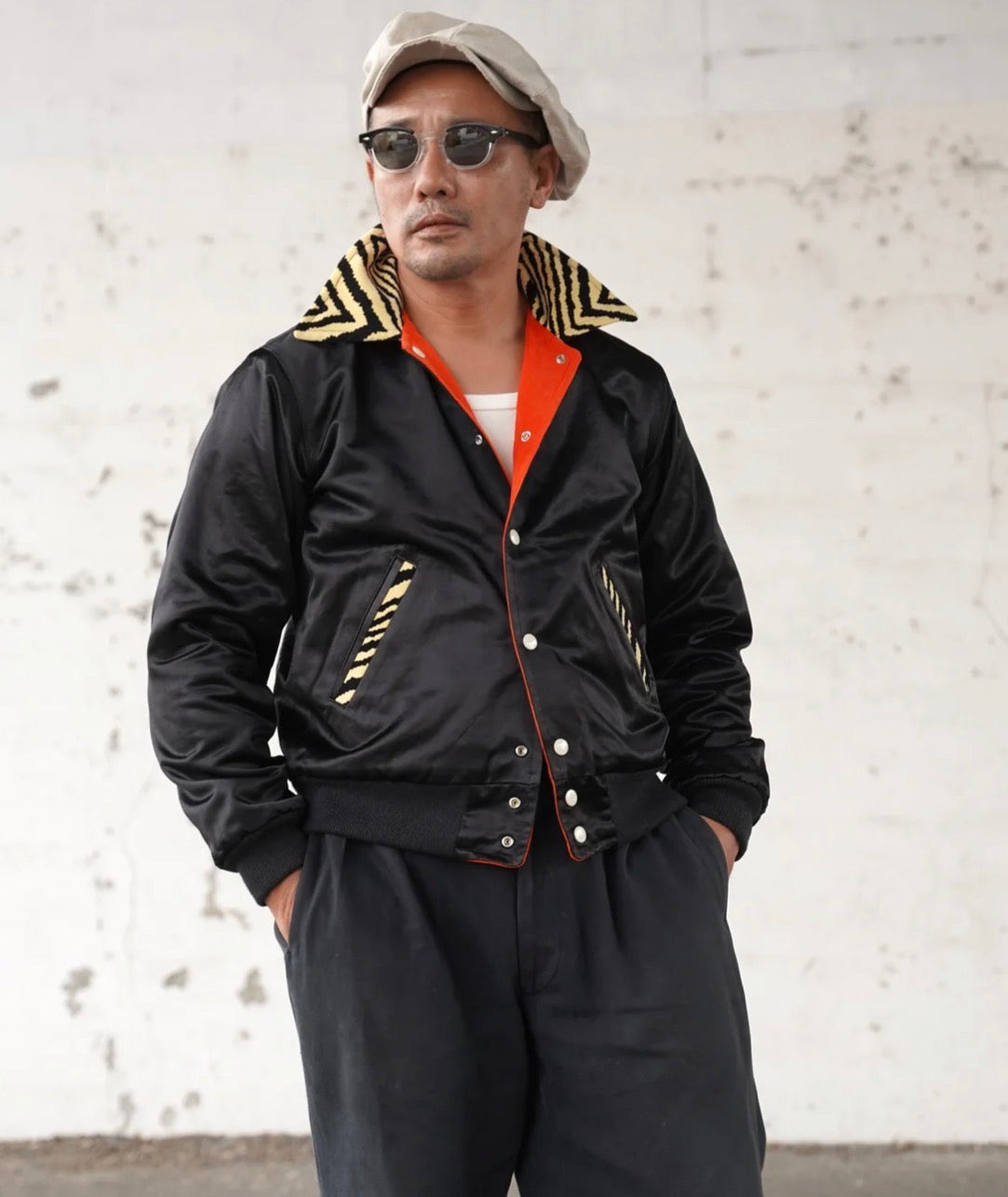 (Pre-order) The Groovin High - 270401 Tiger Corduroy Reversible Jacket (Deposit HKD100)