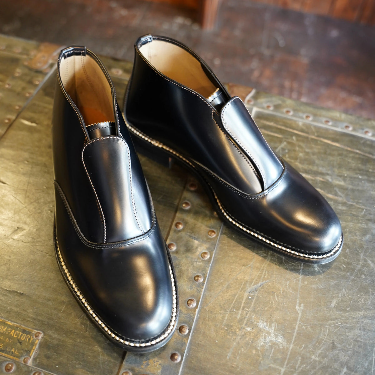 (Pre-Order) The Groovin High - 270507 Apron Front Leather Dress Shoes (Deposit HKD100)